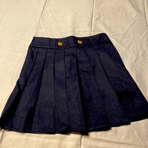 Girls Size 10 French Toast Navy Blue Skort